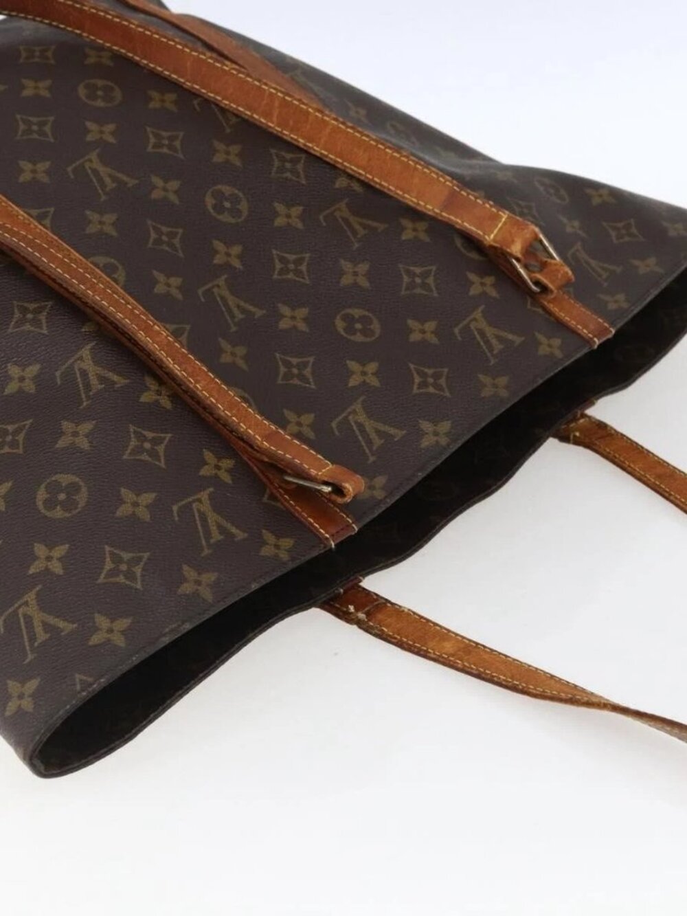 LOUIS VUITTON Monogram Sac Shopping Tote Bag M51108 LV Auth 171034 - Picture 6 of 15